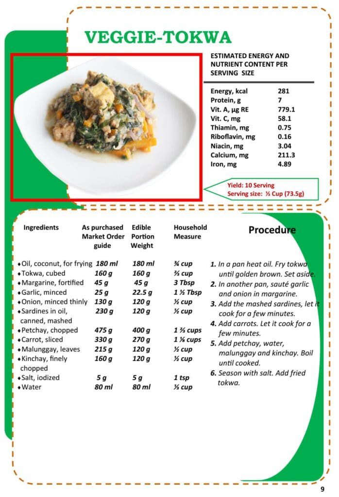 Masustansyang Pagkain Veggie Tokwa Recipe