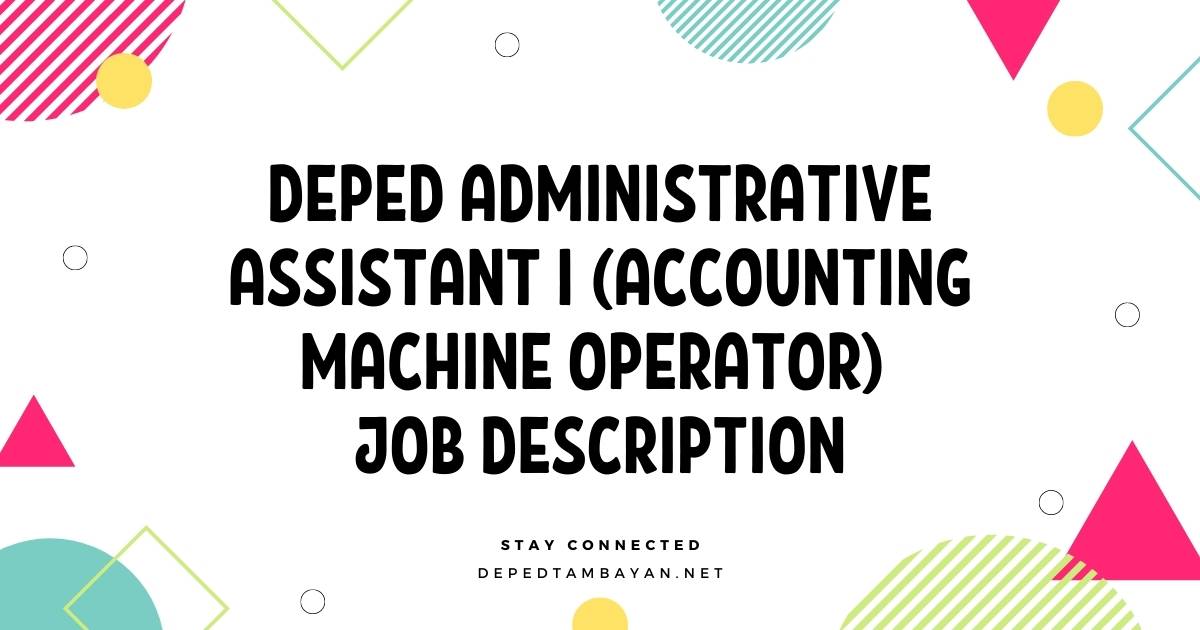 Assistant Machine Operator Job Description at Thomas Castillo blog