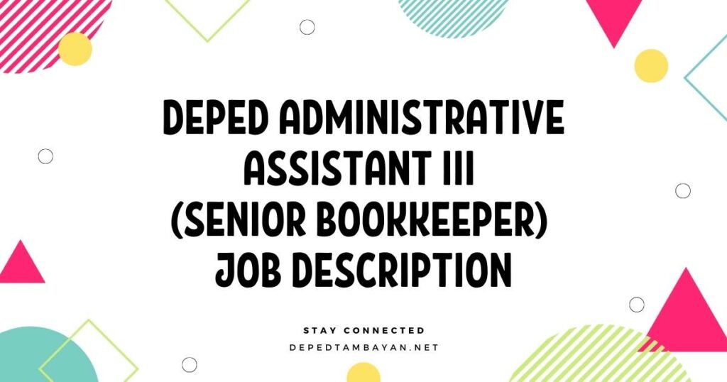 Job Description Of Administrative Officer Ii Deped Job Description