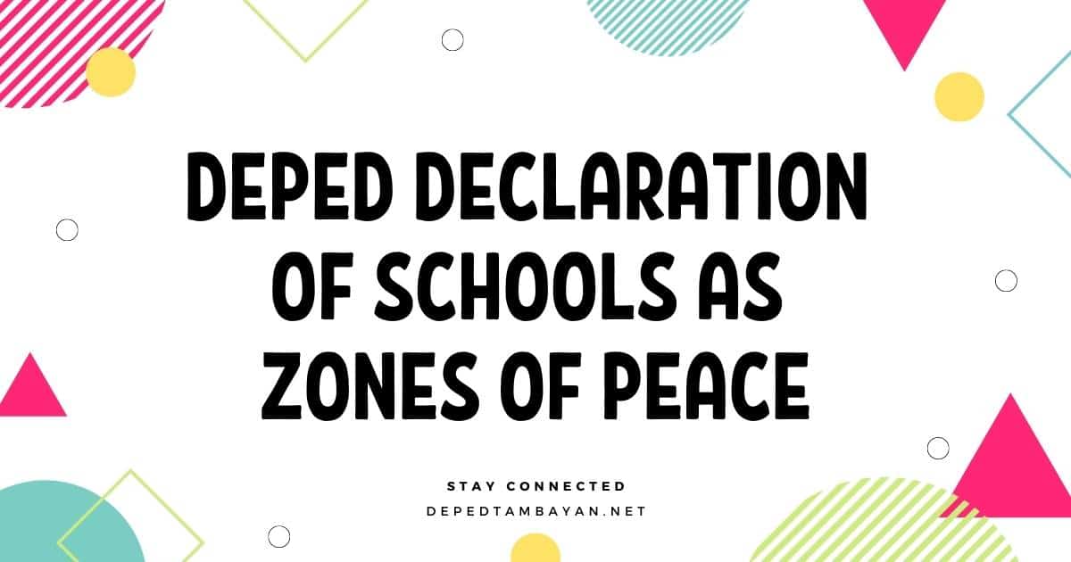 essay on school zone of peace