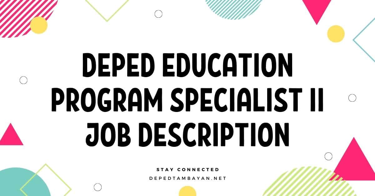 Deped Master Teacher Job Description