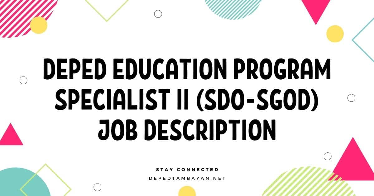 senior education program specialist 2