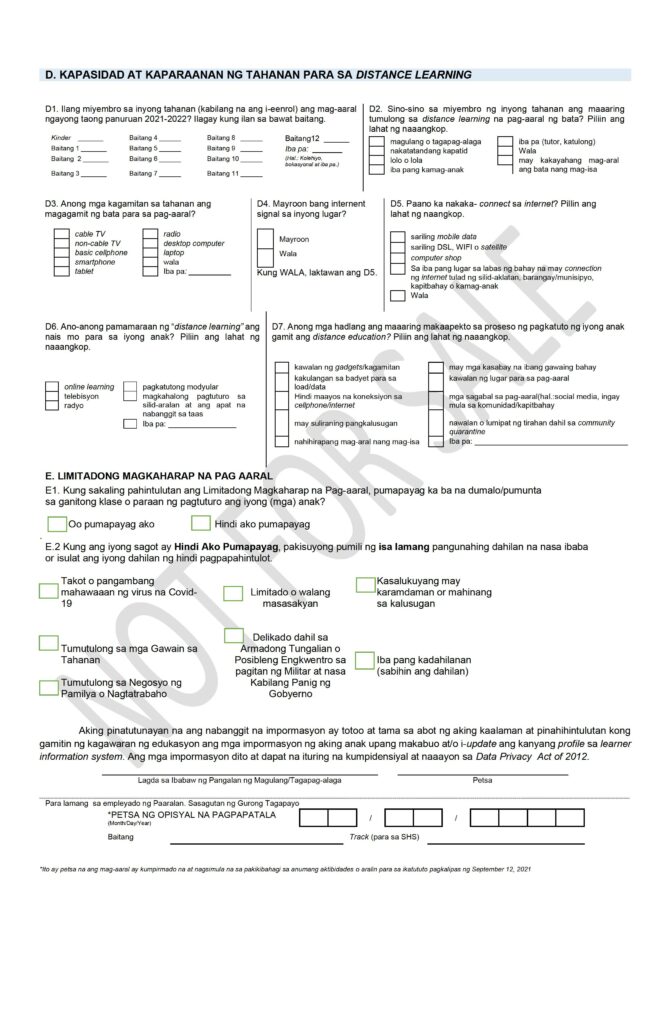 Modified Learner Enrollment and Survey Form Filipino 0002
