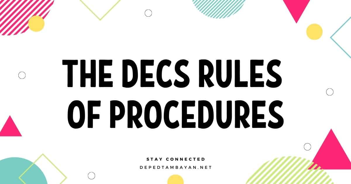 the-decs-rules-of-procedures-deped-tambayan