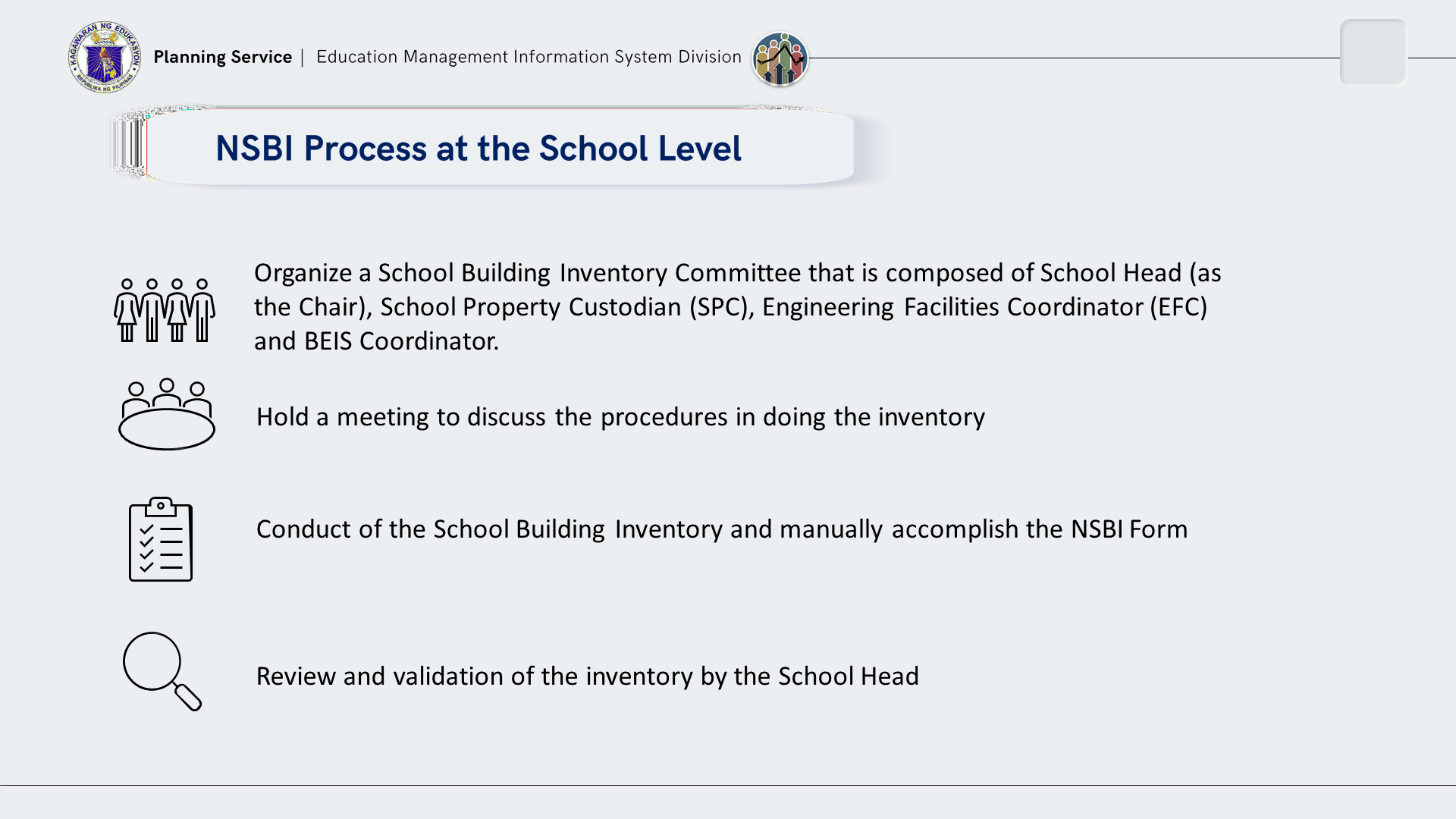 DepEd National School Building Inventory (NSBI)