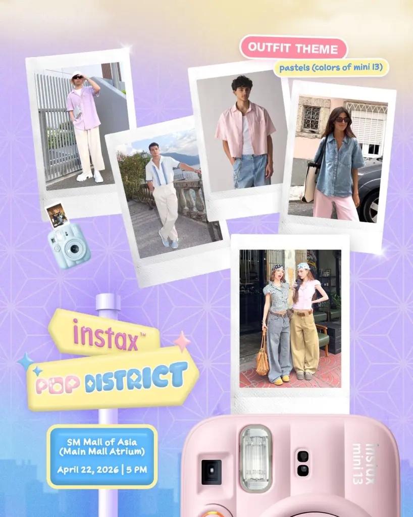 FUJIFILM Philippines introduces the instax mini 13 with a star-studded takeover by Caprice Cayetano and Heath
Jornales at the instax Pop District.